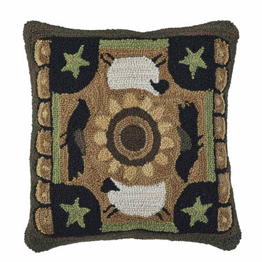 Favorite Things Hooked Pillow Set Polyester Fill 18